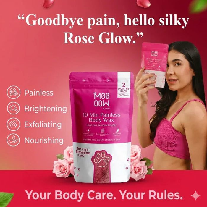 MeeooW Club 10-Min Painless Body Wax