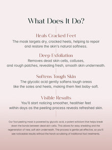 Exfoliating Foot Peel & Whitening Mask (One pair)