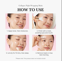Medicube Bio Collagen Hydrating Face Mask – Overnight Hydrogel Formula for Glowing, Firm & Smooth Skin (75gram Tube)